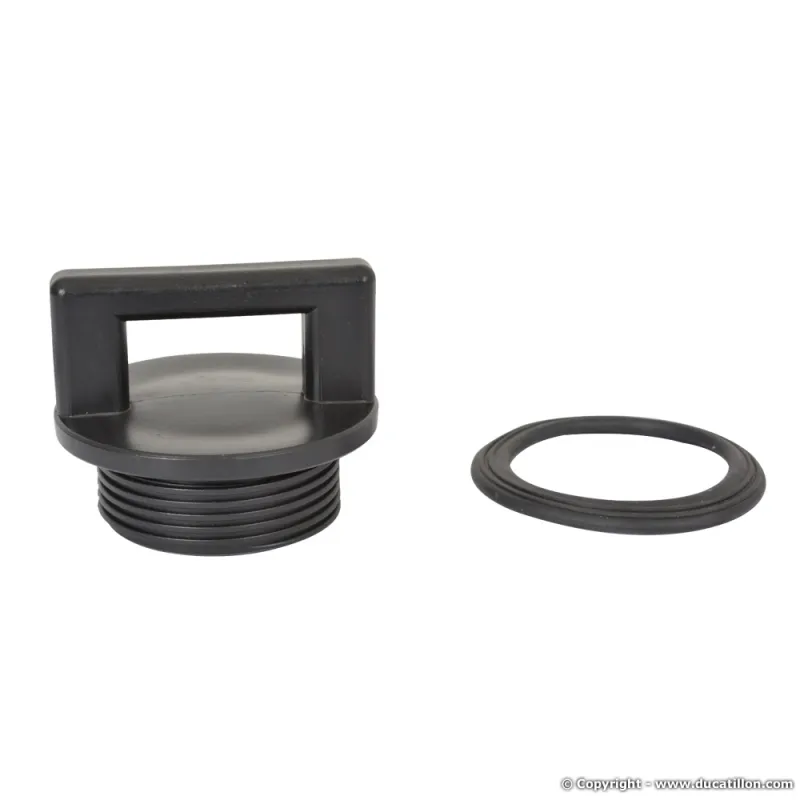 Bouchon + joint pour abreuvoir poules en métal 30 L