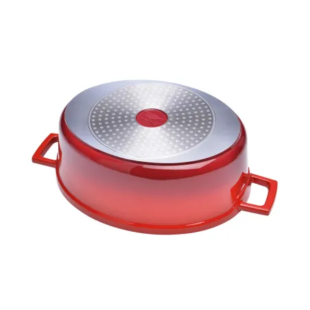 Cocotte en fonte rouge