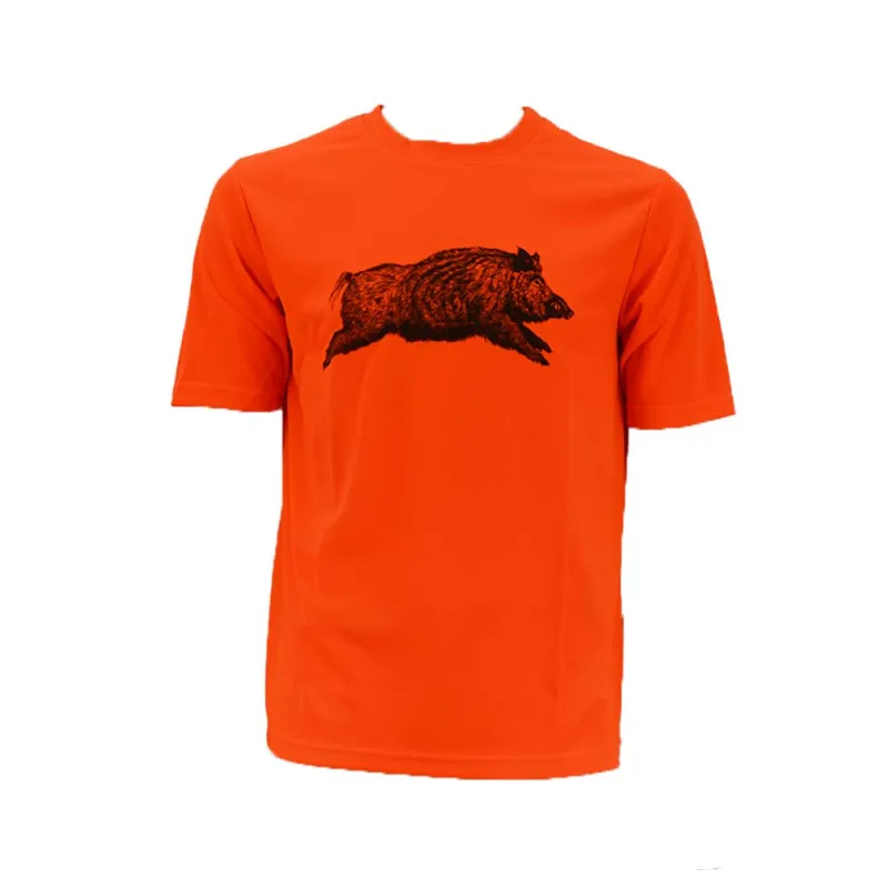 T-Shirt sanglier orange