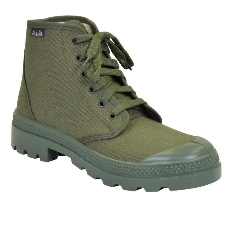 Chaussures toile Ayoka Brousse kaki