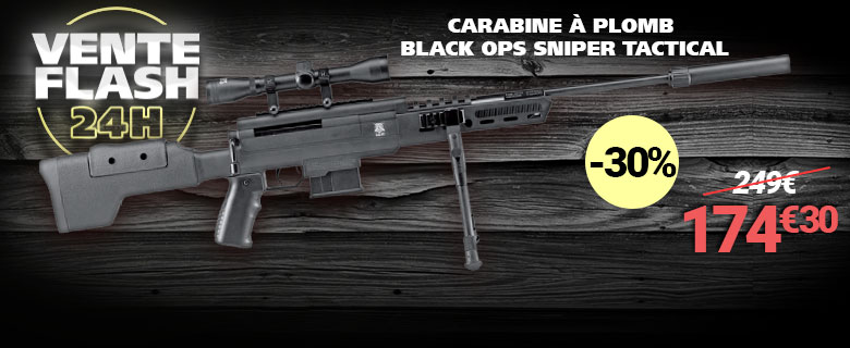 Carabine à plomb Black Ops Sniper Tactical