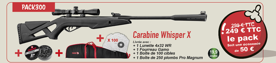 Pack Gamo® Whisper X Noël 2024