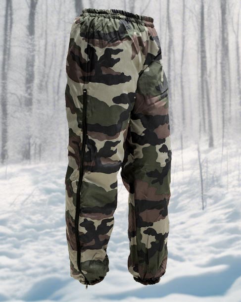 Pantalon matelass camouflage