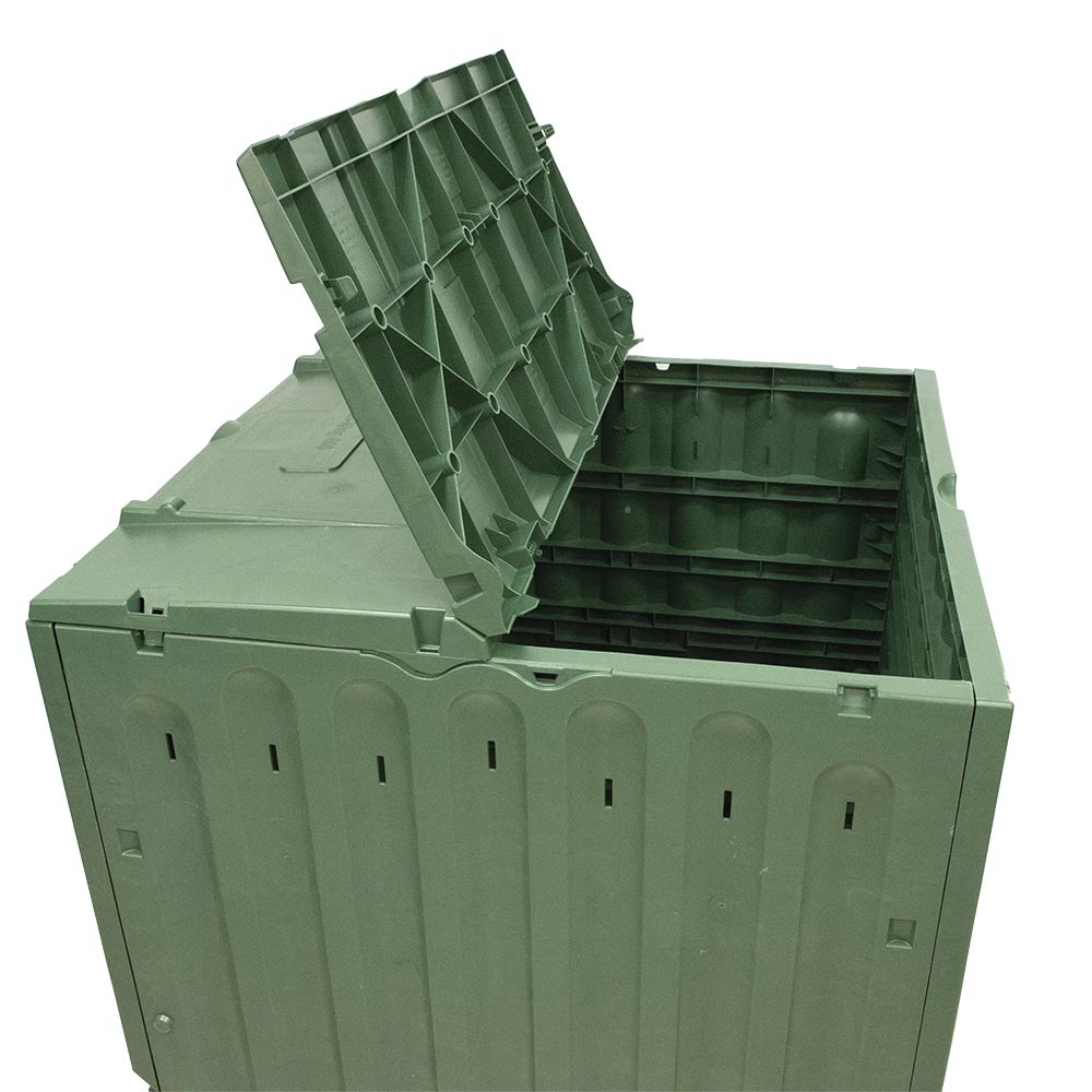Composteur Thermo-King Vert + grille de fond, Contenance 600 L