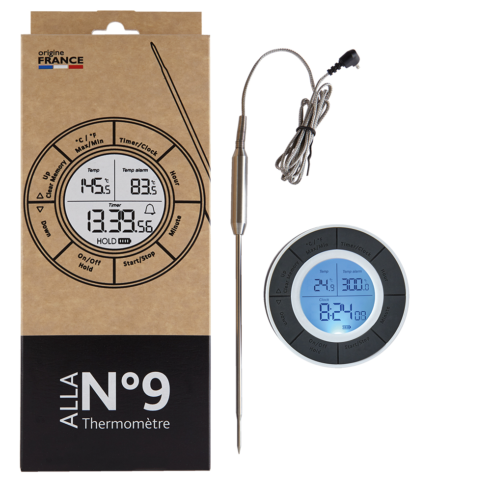 Cuisson au four : thermomètre de cuisine à sonde adapté - Thermomètre de  cuisine